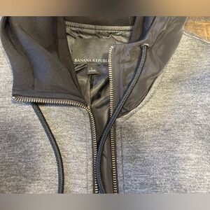 Banana Republic light grey/black jacket, large